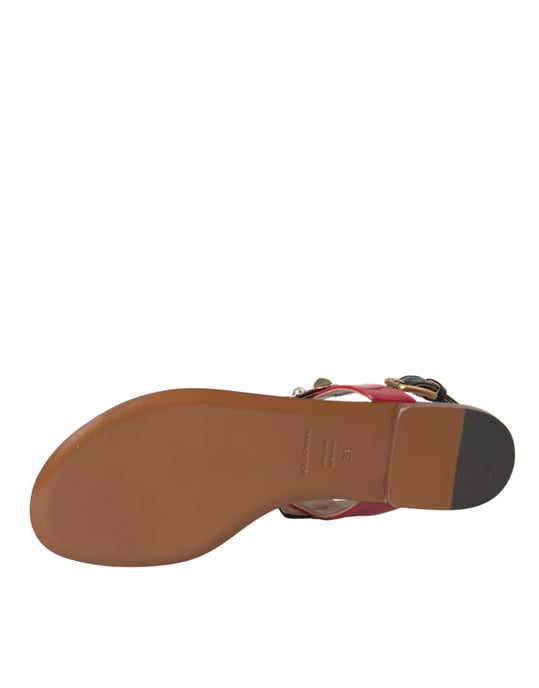 Sandalias de tiras embellished de Dolce Gabbana - Image 6