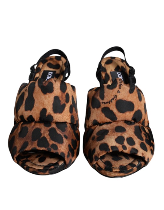 Sandalias Slingback de Leopardo Puf - Image 2