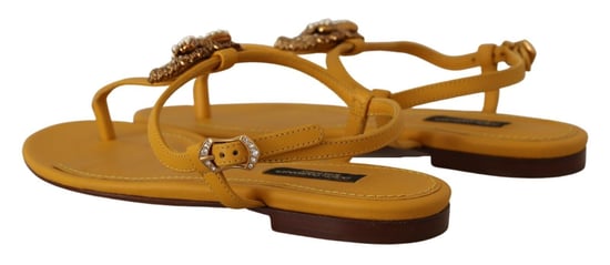 Sandalias Dolce Gabbana Amarillas La9729 - Image 5