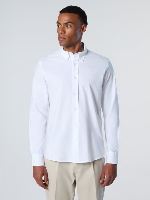 Camisa Oxford North Sails con logo bordado - Image 1