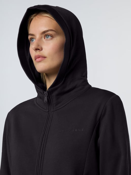 Sudadera con capucha de cremallera completa North Sails con logo tonal - Image 5