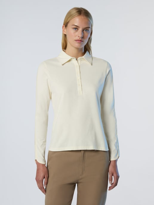 Camisa Polo de Manga Larga de Tela Peachskin North Sails - Image 1