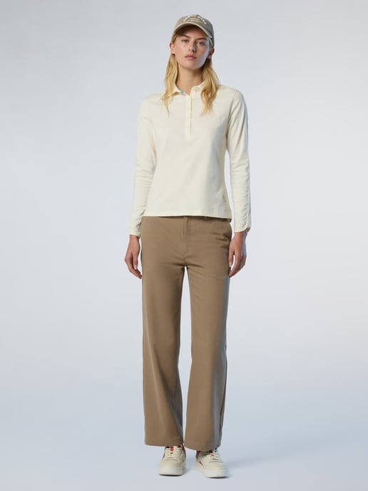 Camisa Polo de Manga Larga de Tela Peachskin North Sails - Image 4