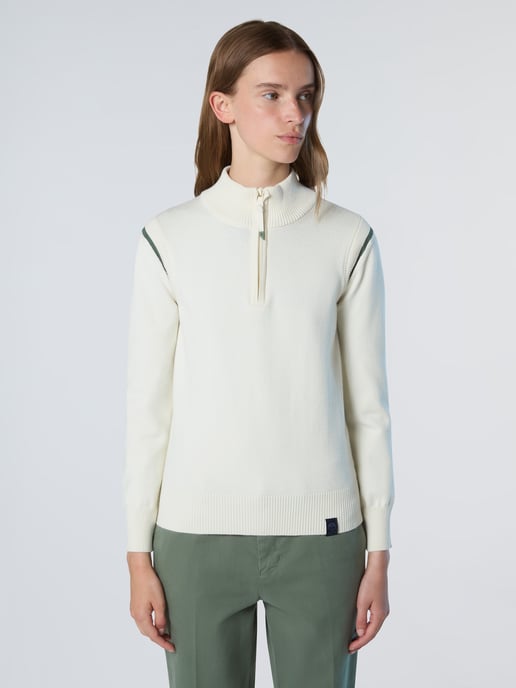Jersey de viscosa con cuello alto North Sails - Image 1