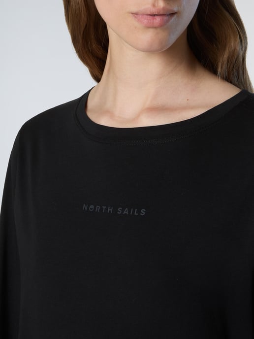 Camiseta de manga larga North Sails con logo en relieve - Image 5
