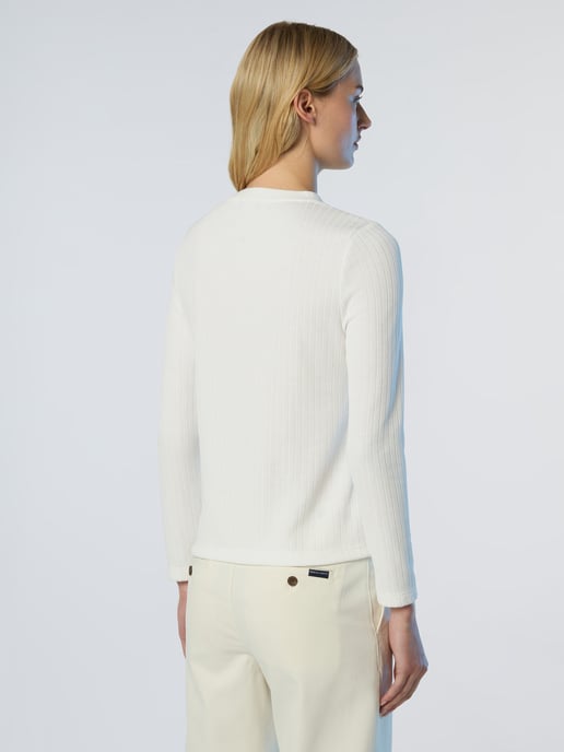 Camiseta Henley de North Sails de jersey acanalado - Image 2