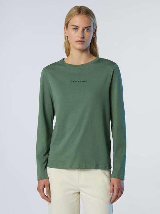 Camiseta de manga larga North Sails con logo elevado - Image 1