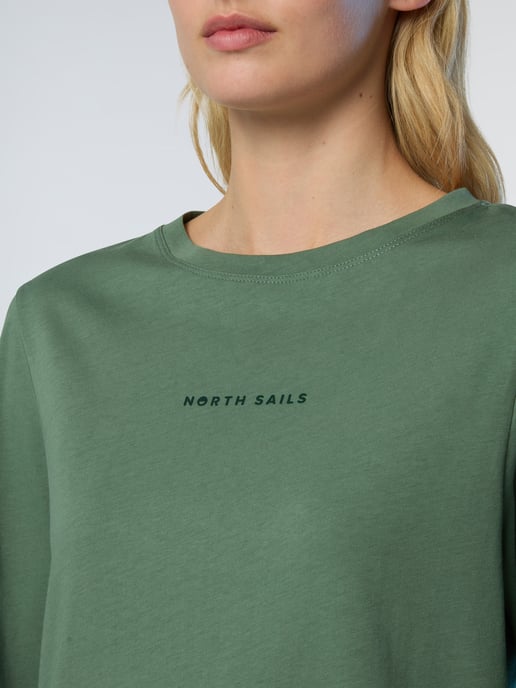 Camiseta de manga larga North Sails con logo elevado - Image 5