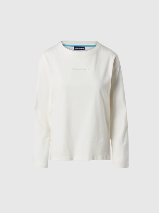 Camiseta de manga larga North Sails con logo en relieve - Image 3