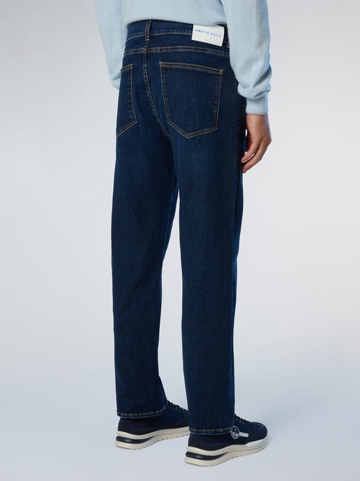 Jeans a rayas de denim reciclado North Sails - Image 2