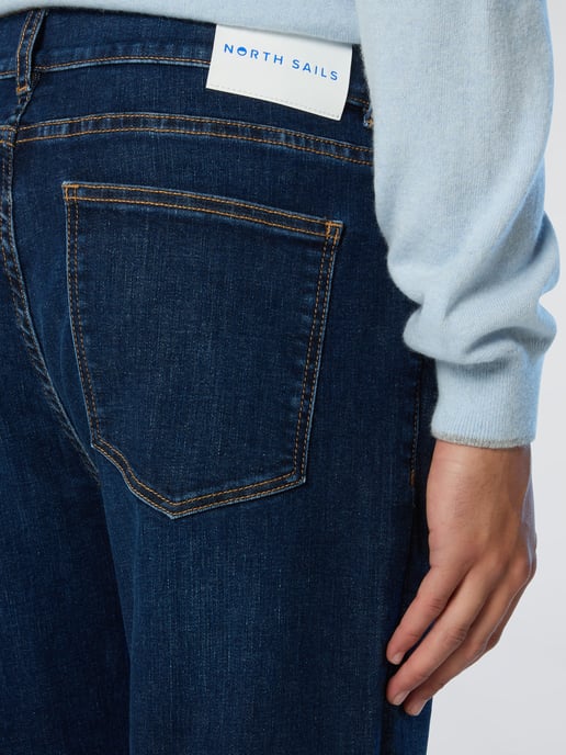 Jeans a rayas de denim reciclado North Sails - Image 4