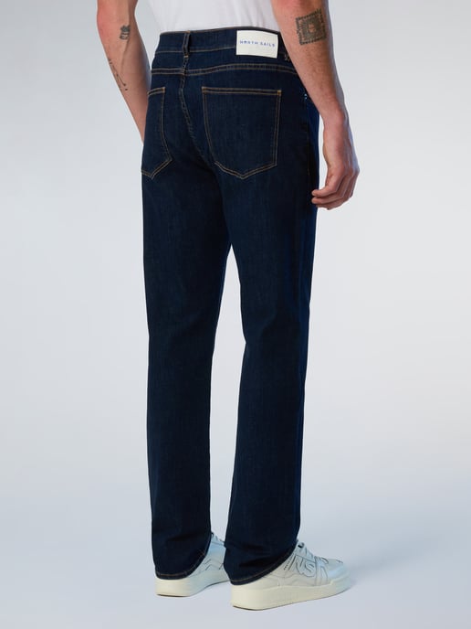 Jeans a rayas de denim reciclado North Sails - Image 2