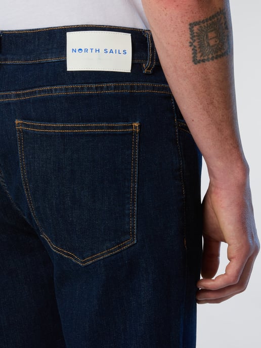 Jeans a rayas de denim reciclado North Sails - Image 4