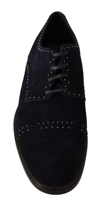 Zapatos Brogue Oxford de Cuero Suede - Image 4