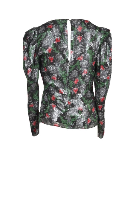 Blusa de mangas largas con estampado floral - Image 2