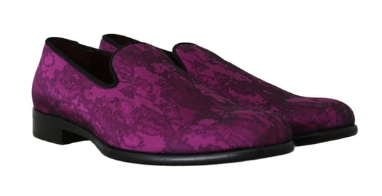 Mocasines de seda con estampado - Image 3