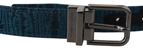 Cinturón Reversible de Patrón Azul - Image 6