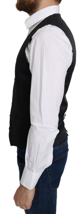 Chaleco Negro Ajuste Clásico - Image 3