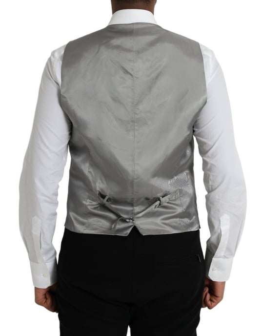 Chaleco Gris Estilo Sólido - Image 4