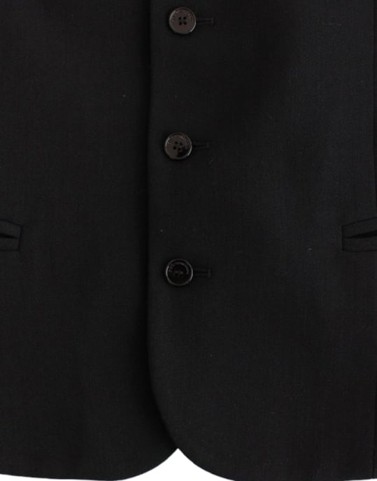 Chaleco de Lana Negro Estilo Clásico - Image 6