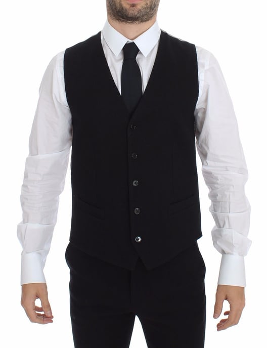 Chaleco de Punto Negro - Image 1