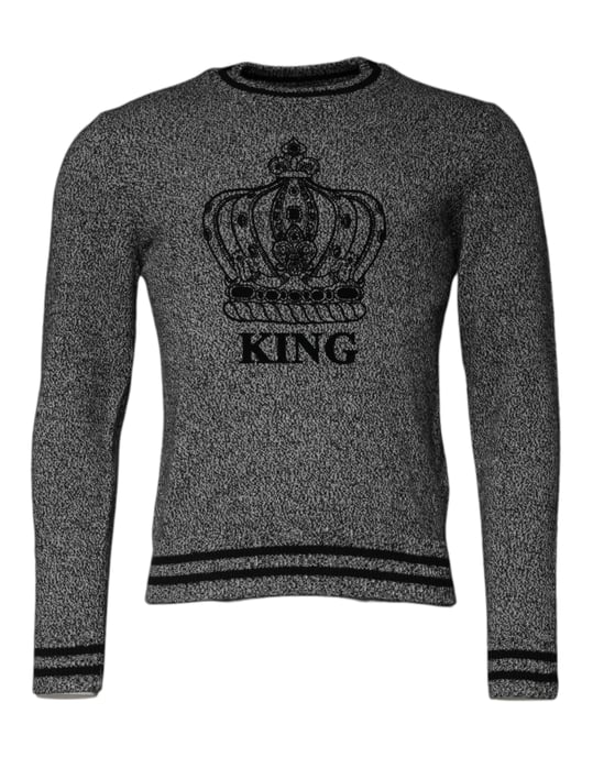 Suéter con estampado de corona de rey - Image 2