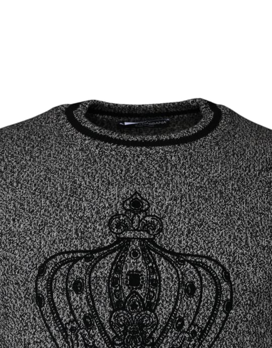 Suéter con estampado de corona de rey - Image 3