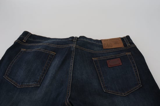 Jeans de pierna recta en tono oscuro - Image 5