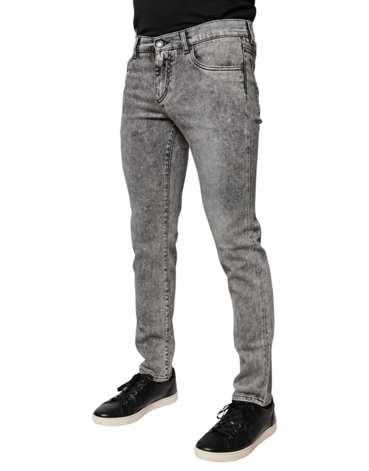 Jeans Ajustados con Lavado Ácido - Image 3