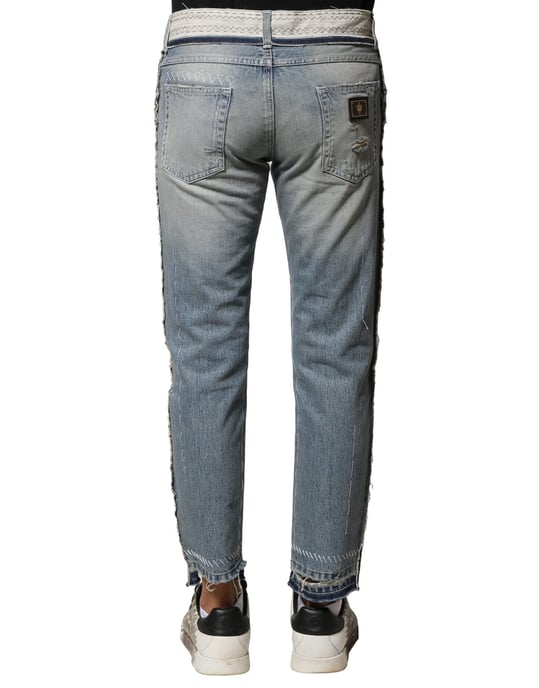 Jeans de mezclilla desgastados - Image 4