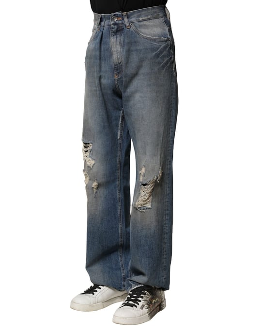 Jeans de mezclilla rasgados - Image 3