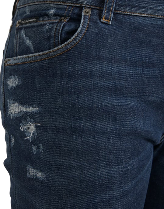 Jeans ajustados desgastados - Image 4