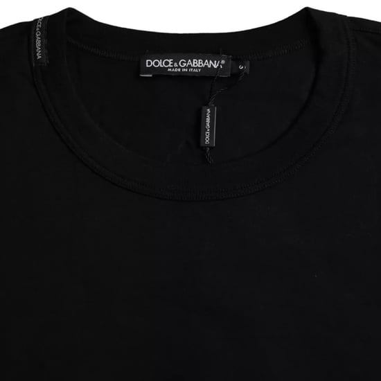 Camiseta de algodón de cuello redondo y mangas cortas - Image 3