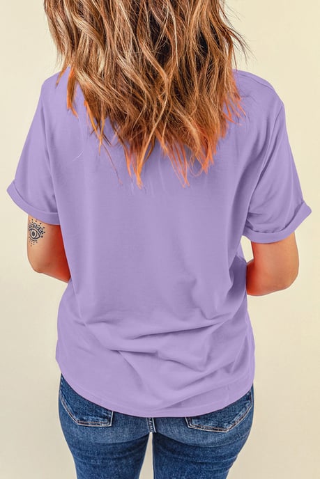 Camiseta Relaxed Fit con Lentejuelas de Mardi Gras - Image 5