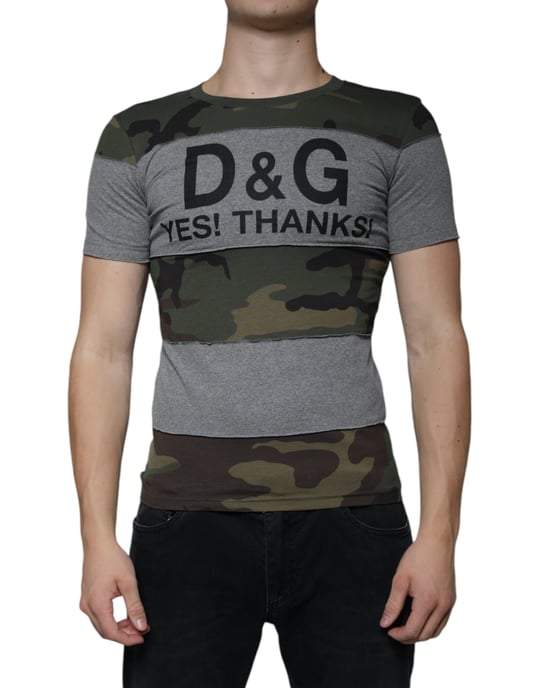 Camiseta con Estampado de Camuflaje Tsh86588 - Image 2