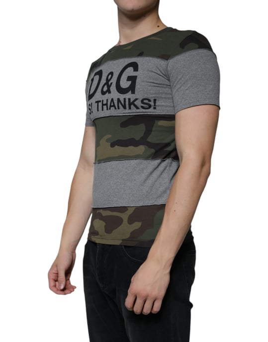 Camiseta con Estampado de Camuflaje Tsh86588 - Image 3