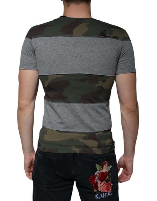 Camiseta con Estampado de Camuflaje Tsh86588 - Image 4
