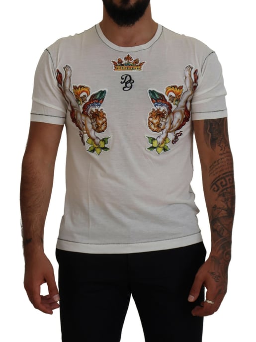 Camiseta Casual Diseño de Querubines - Image 1