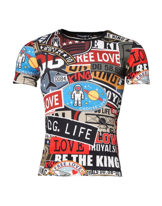Camiseta Gráfica de Collage y Patchwork - Image 2
