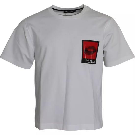 Camiseta con estampado de labios Tsh86386 - Image 3