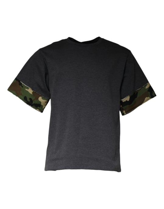 Camiseta de Manga Corta con Puño de Camuflaje - Image 2