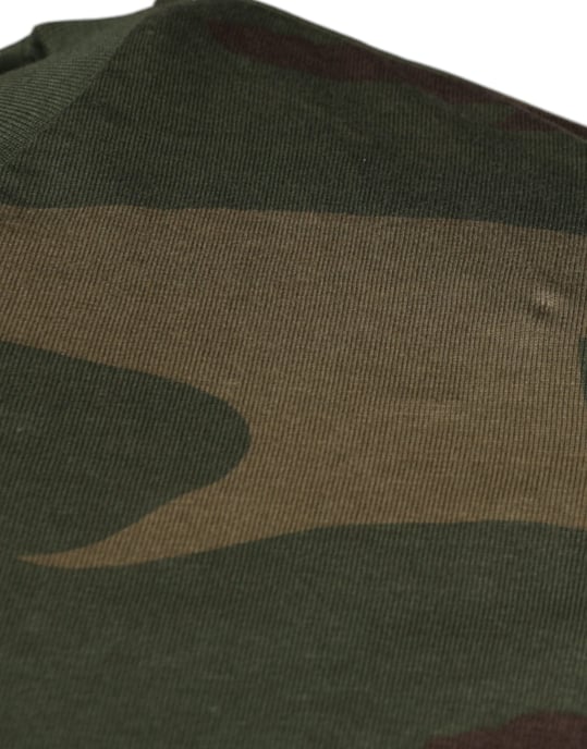 Camiseta de Camuflaje de Manga Corta con Cuello Redondo - Image 3