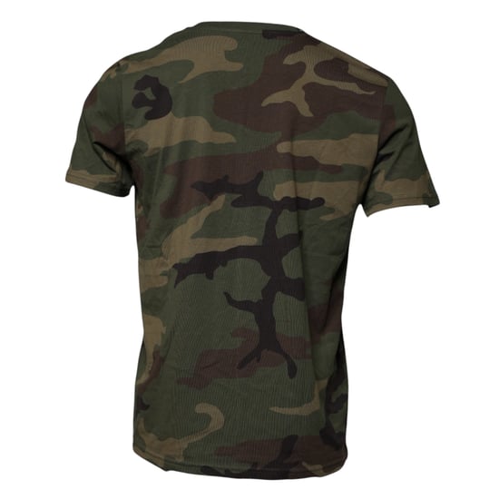 Camiseta de Camuflaje de Manga Corta con Cuello Redondo - Image 4