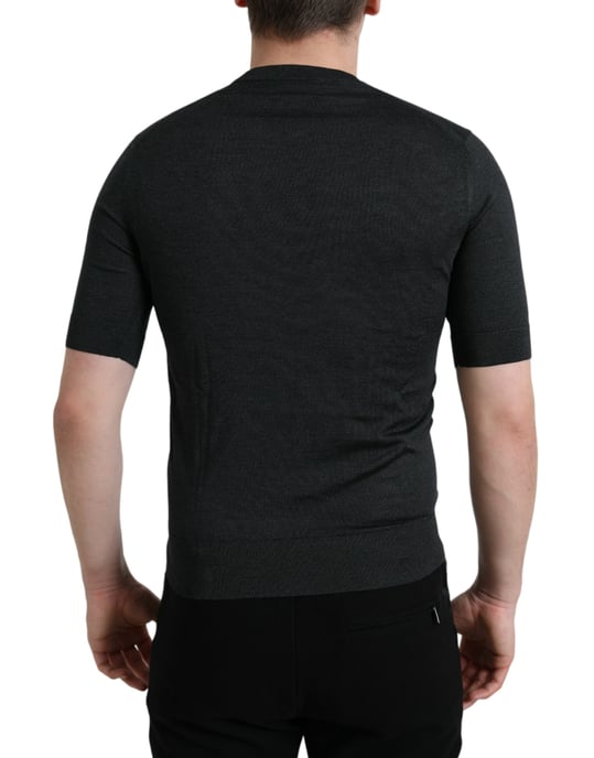Camiseta de punto con cuello redondo Tsh84602 - Image 3