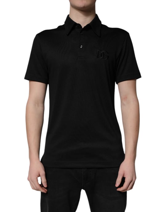 Camisa Polo Dg con Logo Bordado - Image 1
