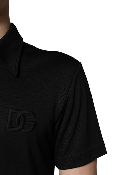 Camisa Polo Dg con Logo Bordado - Image 5