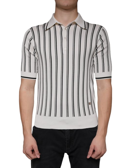 Camisa Polo de Punto Rayada - Image 1