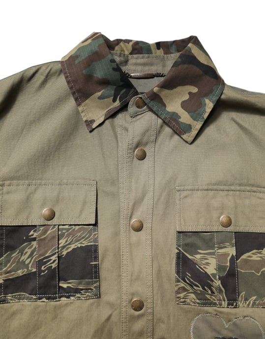 Conjunto de Camiseta y Pantalones de Parchwork de Camuflaje - Image 5