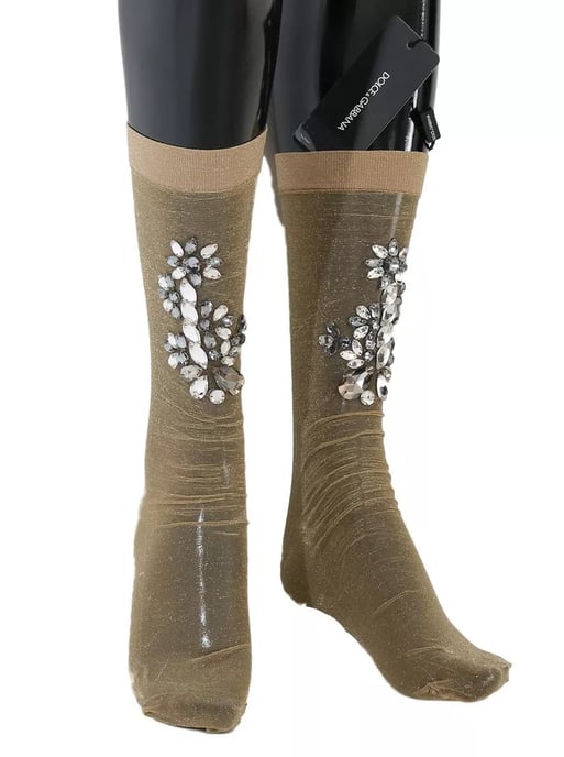 Calcetines sheer embellecidos - Image 1