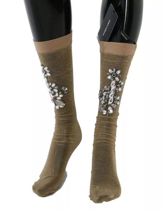 Calcetines sheer embellecidos - Image 4